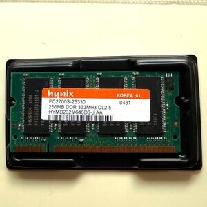 Hynix 256MB DDR PC2700 333MHZ MEMORY RAM FOR LAPTOPS 67e